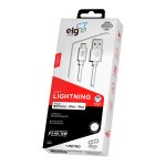 Cabo USB para Lightning 1 metro branco ELG