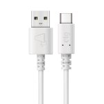 Cabo USB para USB-C 2 metros branco ELG