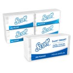 Papel Toalha Interfolhado Folha Simples 1000 folhas 28g | Scott Smart