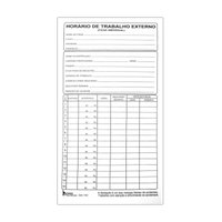 Cartão Ponto Trabalho Externo 100 unidades | Tamoio