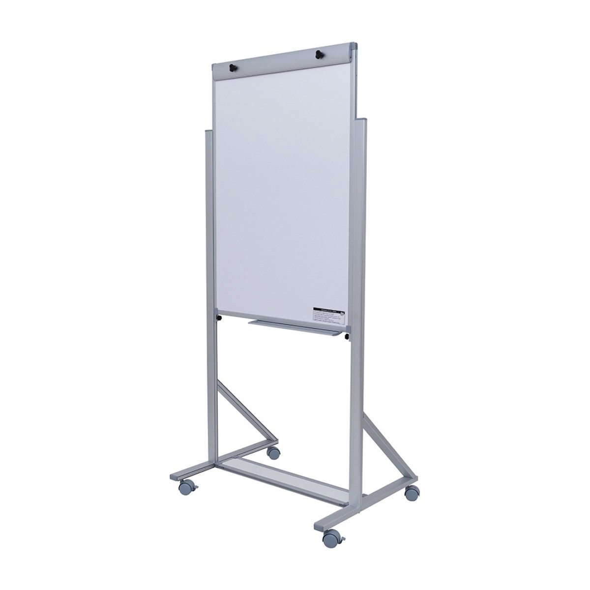 Cavalete Quadro Branco Flip Chart com Rodízio 70 cm x 100 cm