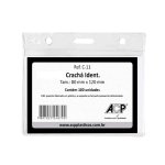 Crachá Identificador com Alça 80 mm x 120 mm 100 unidades | ACP C-11