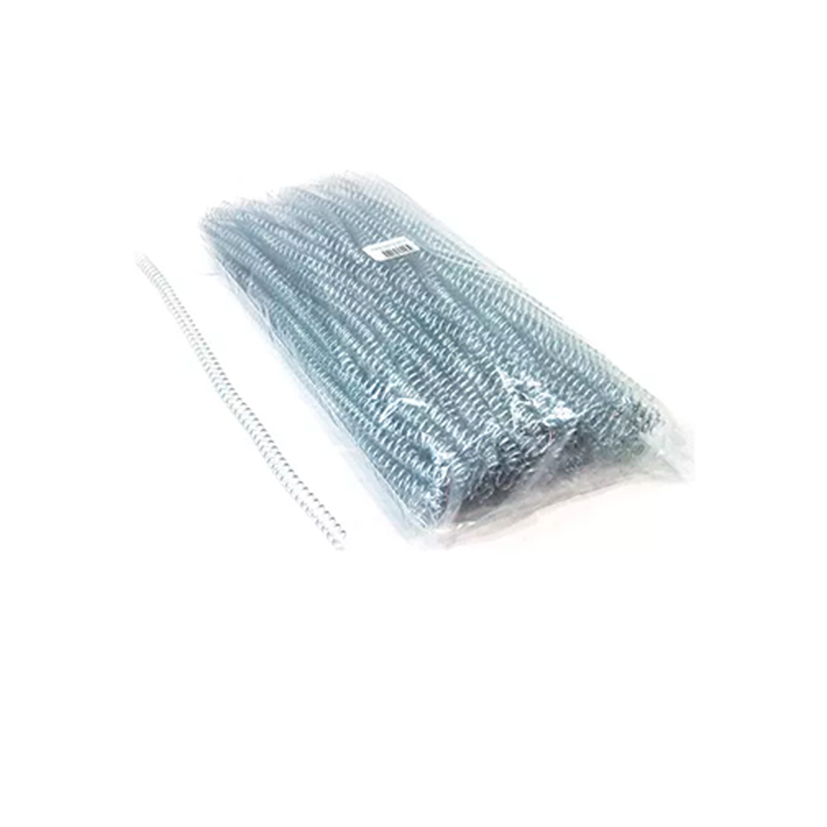 Espiral de Encadernação Cristal 09mm Pacote 100 unidades