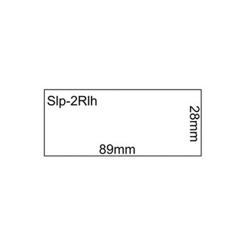 Etiqueta Térmica 28 mm x 89 mm SLP 2RLH 2RL 380 unidades | Pimaco