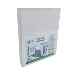 Fichário A4 4 Argolas 30 mm Branco | ACP 2544