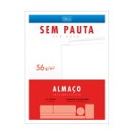 Papel Almaço A4 sem Pauta 50 folhas