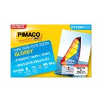 Papel Glossy Fotográfico Ecogloss 10 cm x 15 cm 180g PI-2180g 100 folhas | Pimaco