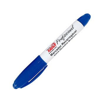 Marcador de Quadro Branco Recarregável Azul | Radex