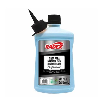 Refil para Marcador de Quadro Branco Preto Radex 500 ml