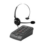 Telefone com Fio Headset Intelbras HSB 50 Preto