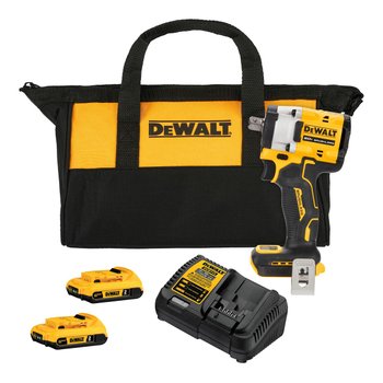 Chave de Impacto 1/2 Pol. com 2 Baterias 20V MAX Carregador e Bolsa - DEWALT-DCF922D2-BR