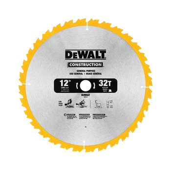 Lâmina Serra Circular Dewalt Esquadria Madeira 12 32D DW3123