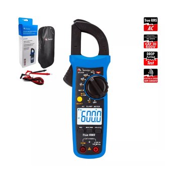 Alicate Amperímetro Digital Minipa ET-3155 Cat III 600V