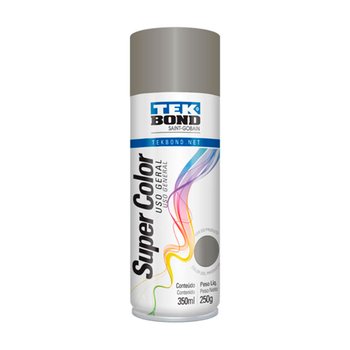 Tinta Spray Super Color Tekbond Platina 350ml 250g