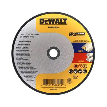 Disco Corte Dewalt Inox HP2 9 x 3,2mm x 7/8