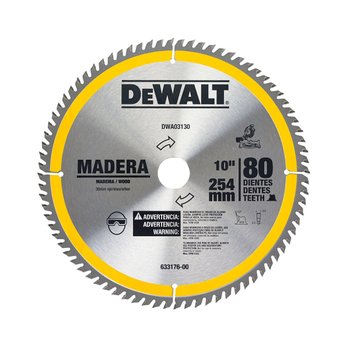 Lâmina Serra Esquadria Dewalt Madeira 10 80D DWA03130