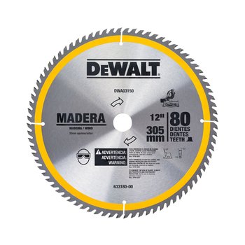 Lâmina Serra Esquadria Dewalt Madeira 12 80D DWA03150