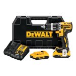 Parafusadeira/Furadeira de Impacto 1/2 Pol. Com 2 Baterias 20V Carregador Bivolt | Dewalt DCD796BR