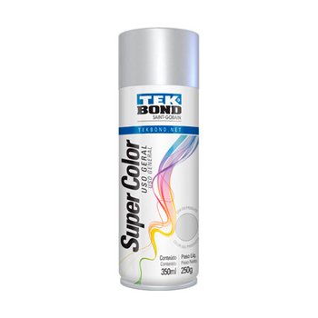 Tinta Spray Super Color Tekbond Alumínio 350ml 250g