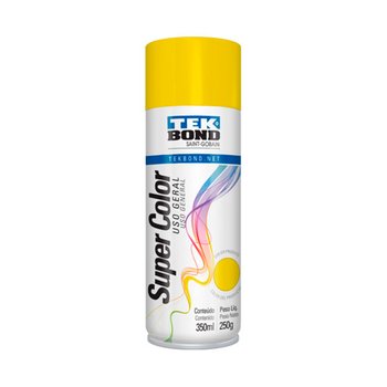 Tinta Spray Super Color Tekbond Amarelo 350ml 250g