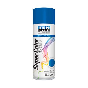 Tinta Spray Super Color Tekbond Azul 350ml 250g
