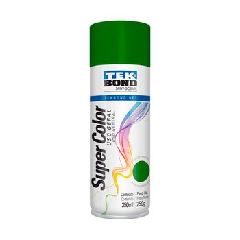 Tinta Spray Super Color Tekbond Verde 350ml 250g