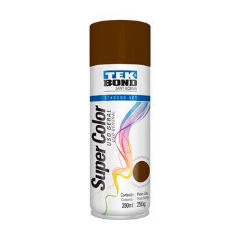 Tinta Spray Super Color Tekbond Marrom 350ml 250g