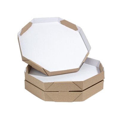 Caixa de Pizza Média Branca Lisa 35 cm 50 conjuntos