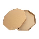 Caixa de Pizza Pequena Kraft 30 cm 50 conjuntos