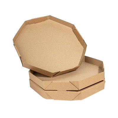 Caixa de Pizza Pequena Kraft 30 cm 50 conjuntos