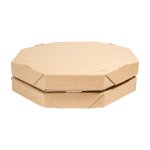 Caixa de Pizza Pequena Kraft 30 cm 50 conjuntos