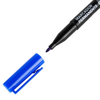 Caneta Retroprojetor 2 mm Azul | Go Office