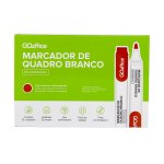 Marcador de Quadro Branco Vermelha Recarregável | Go Office