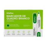 Marcador de Quadro Branco Verde Recarregável | Go Office