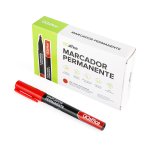 Marcador Permanente 4 mm Vermelho | Go Office