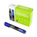 Marcador Permanente Recarregável Azul 5.0 mm | Go Office