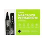 Marcador Permanente Recarregável Preto 5.0 mm | Go Office