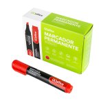 Marcador Permanente Recarregável Vermelho 5.0 mm | Go Office