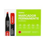 Marcador Permanente Recarregável Vermelho 5.0 mm | Go Office