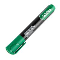 Marcador Permanente Recarregável Verde 5.0 mm | Go Office