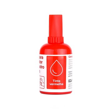 Tinta para Marcador de Quadro Branco Vermelha 20 ml | Go Office