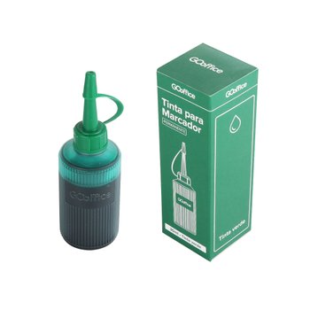 Tinta para Marcador Permanente Verde 30 ml | Go Office