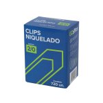 Clips Niquelado N°2/0 720 unidades | Go Office