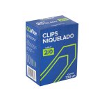 Clips Niquelado N°2/0 720 unidades | Go Office