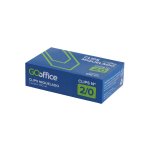 Clips Niquelado N°2/0 100 unidades | Go Office