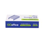 Grampos para Grampeador Cobreado 26/6 5000 unidades | Go Office