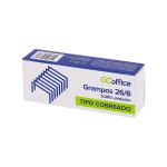 Grampos para Grampeador Cobreado 26/6 5000 unidades | Go Office