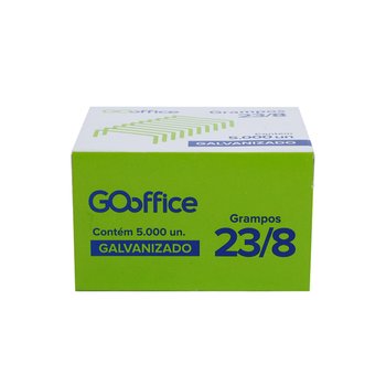 Grampos para Grampeador Galvanizado 23/8 5000 unidades | Go Office