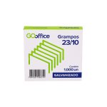 Grampos para Grampeador Galvanizado 23/10 1000 Unidades | Go Office