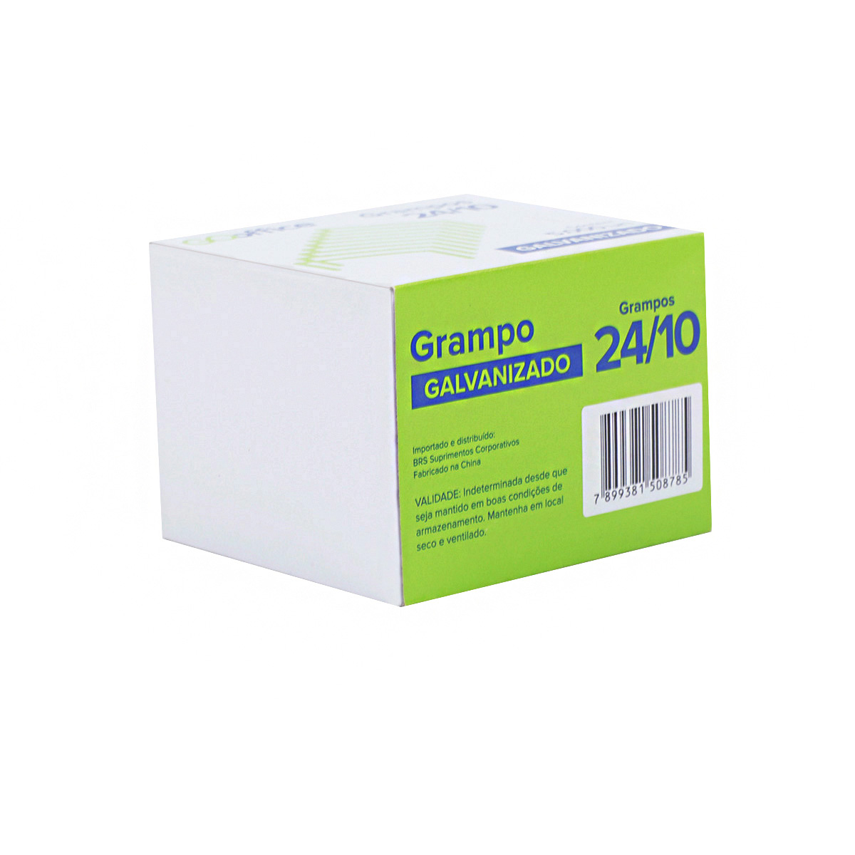 Grampos para Grampeador Galvanizado 24/10 5000 unidades | Go Office